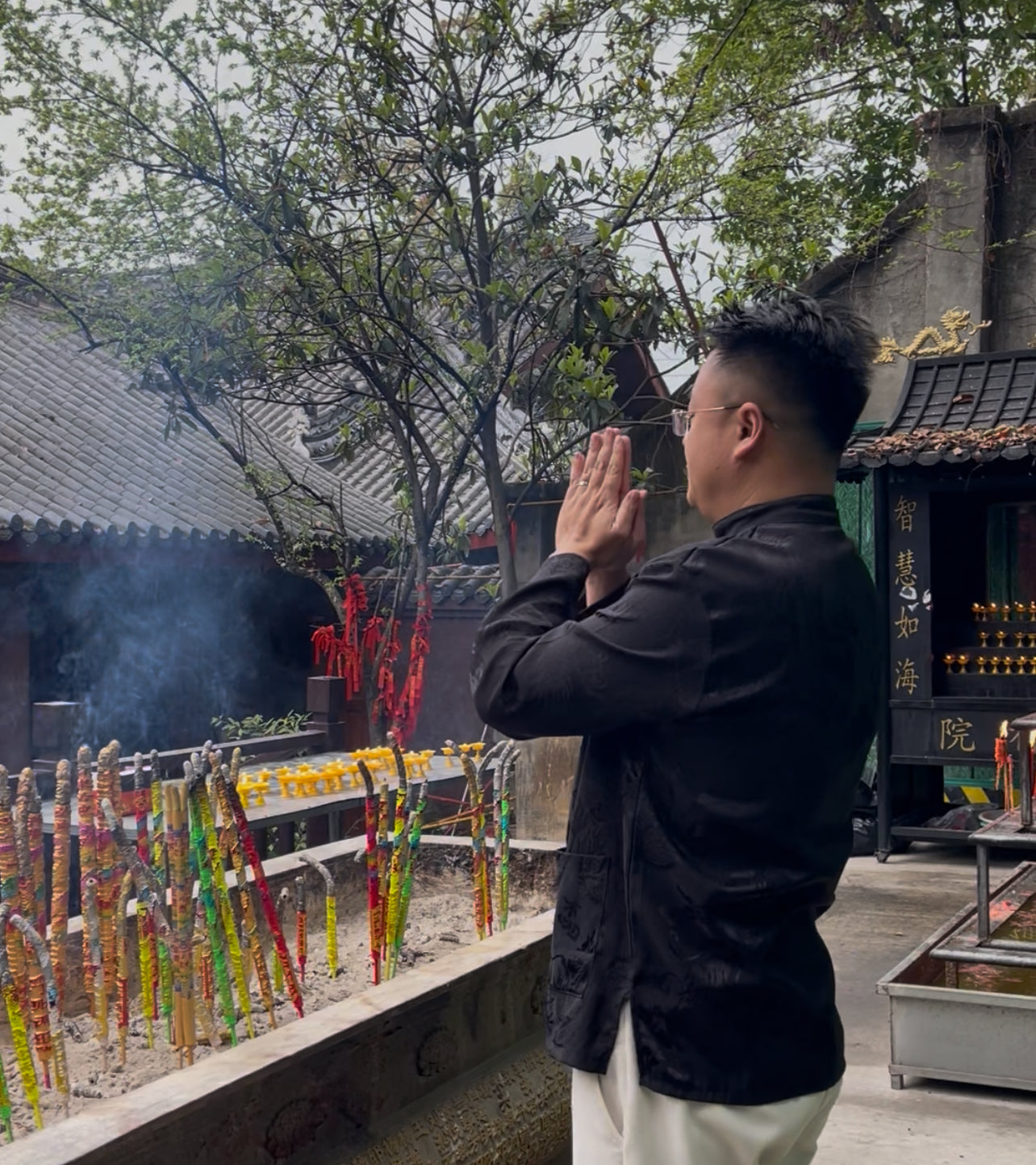 Temple blessing ritual
